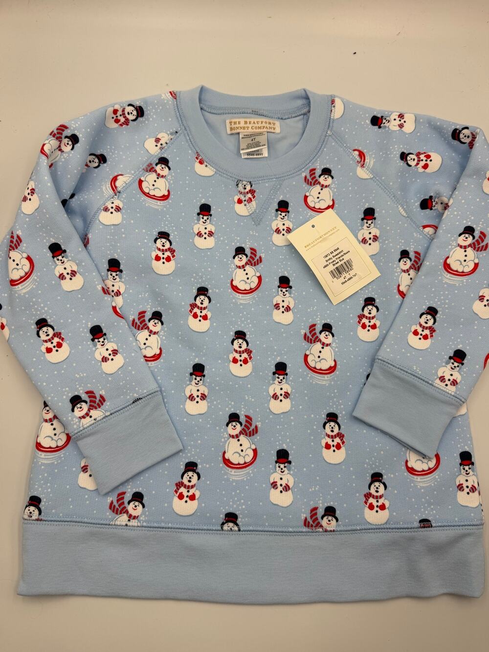 The Beaufort bonnet frosty the snowman cassidy crewneck NEW 4T